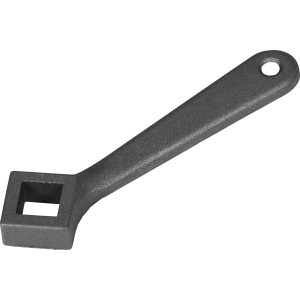 Ventilschlüssel 13 mm aus verzinktem Stahl für Durchgangsventile.