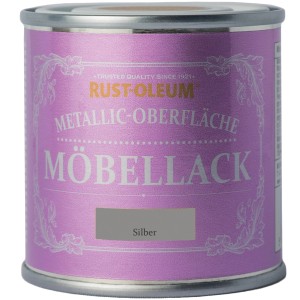 Dose Rust-Oleum Möbellack Metallisch Silber Matt, Kreidefarbe für Möbel.