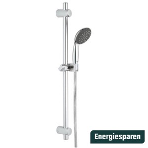 Grohe QuickFix Brausegarnitur Vitalio Start 100 mit Handbrause, Brausestange und Schlauch.