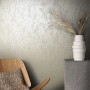 Beige Vliestapete mit Glitzer, Glasperlen und Metalloptik von Marburg, modernes Design.