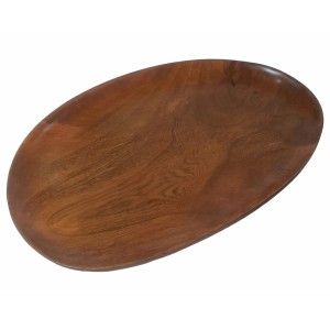 Braunes Boltze Holztablett, 20x30cm, ideal als Deko-Tablett.