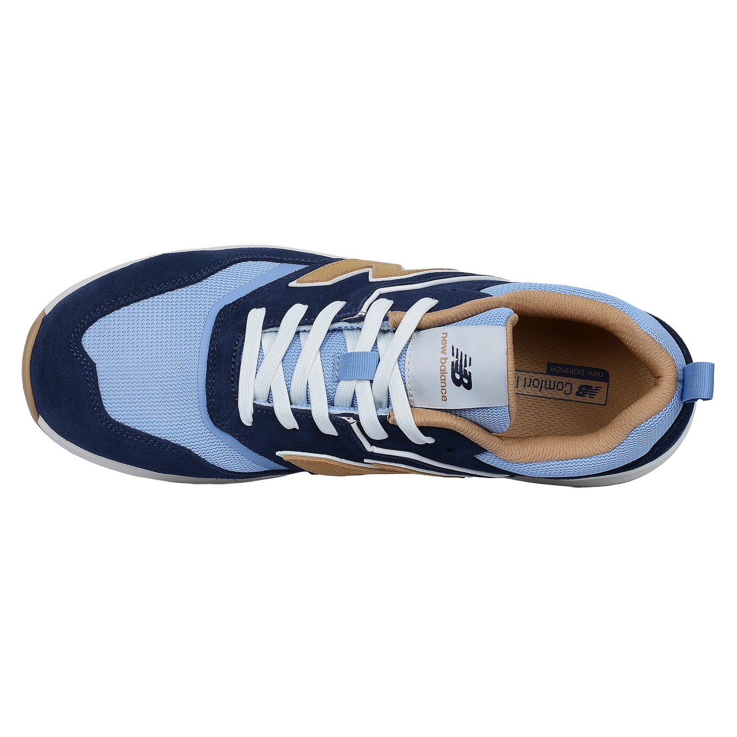 New Balance Sicherheitsschuh Elite Lite S1, blau-coffee, Gr. 40, von oben.