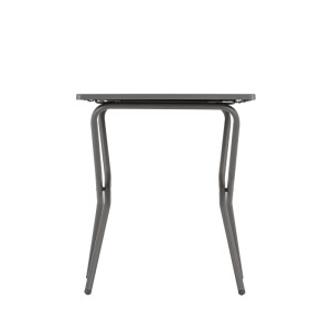 Lafuma Balkontisch Balcony, klappbar, Titane. Gartentisch aus Stahl für kleine Balkone.