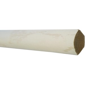 Praktikus Viertelstab Esche Weiß Foliert 240 cm x 1,2 cm