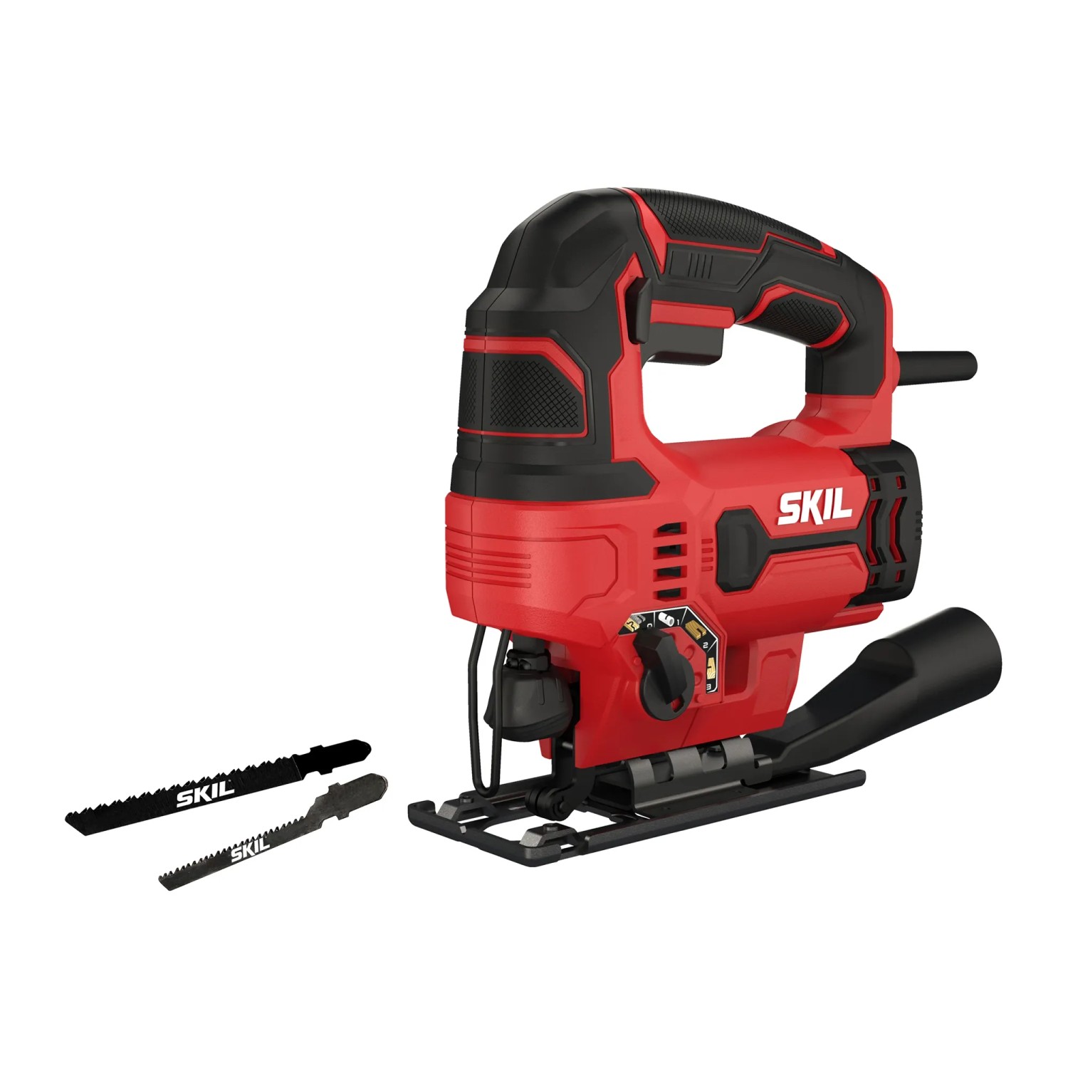 Skil Stichsäge 4530AA (550 W) mit Pendelhub und 2 Sägeblättern.