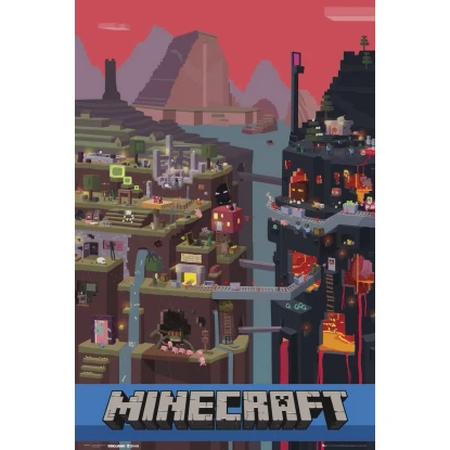 Maxiposter Minecraft 61 cm x 91,5 cm
