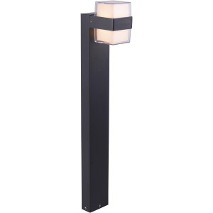 Paul Neuhaus LED-Wegeleuchte Cara, anthrazitfarben, 75 cm hoch, für den Außenbereich.
