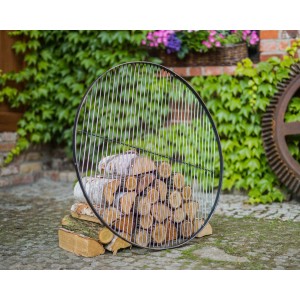 Schwarzer CookKing Grillrost aus Stahl, Ø 70 cm, Zubehör für Schwenkgrill.