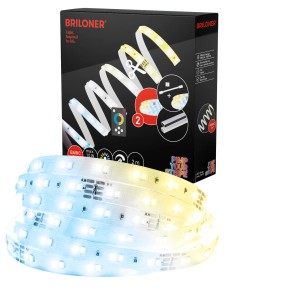 Briloner Pimp your Stripe LED-Band Starter-Set CCT Fernbedienung 2 m