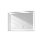 Rechteckiger Emke Badspiegel 70x50 cm mit LED-Beleuchtung, Anti-Beschlag und Touchschalter für Lichtfarben.