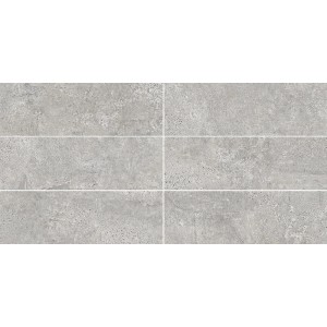 Cersanit Wandfliese Moonrow, graue Steingutfliese in Steinoptik, 29x89 cm, für den Innenbereich.