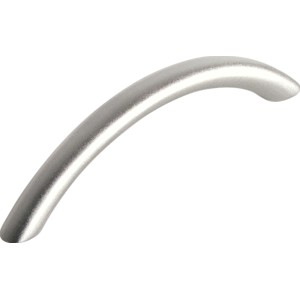 Griff 908 aus Aluminium, matt verchromt, für Möbel.