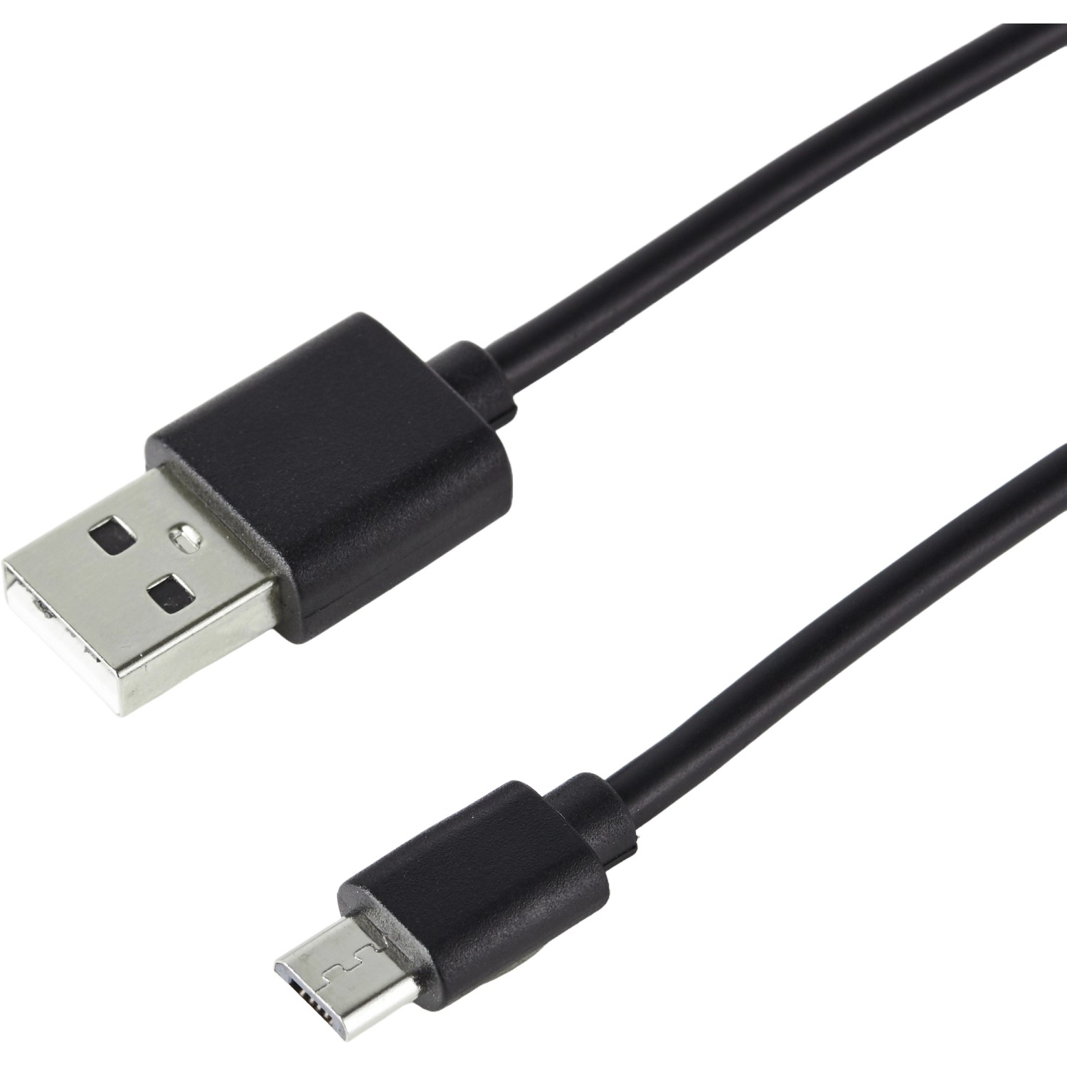 USB-Kabel zum Aufladen der Brilliant LED-Tischleuchte Kaami, Schwarz.