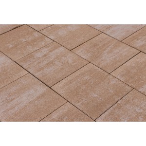 Terrassenplatten Modern Sandstein-schattiert, 40x40 cm, für Gehwege & Terrassen.