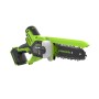 Greenworks Akku-Kettensäge CS1522GA2 Set, 15 cm Schwert, 24 V. Inkl. Akku und Ladegerät.