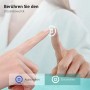 Emke Rund Spiegel 50cm Rahmenloser LED Badezimmerspiegel mit Touchschalter Kaltweiß Licht_2