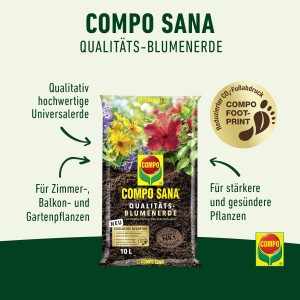 Compo Sana Qualitäts-Blumenerde 1 x 10 l