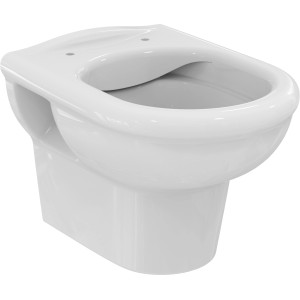 Ideal Standard Wand-WC-Paket Exacto, spülrandlos, weiß. WC-Set für die Wandmontage.