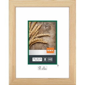 OBI Holz-Wechselrahmen Natur, 18x24 cm, FSC®-zertifiziert. Bilderrahmen für Fotos und Bilder.