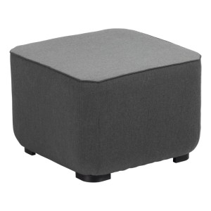 Kettler Hocker Ego Universal, grau, 60x60 cm. Lounge-Gartenmöbel für entspannte Stunden.
