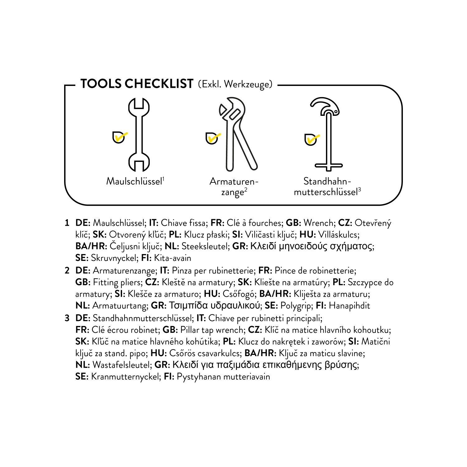 Küchenarmatur baliv KI-1830 Chrom: Einhebelmischer mit hohem, gebogenem Auslauf.