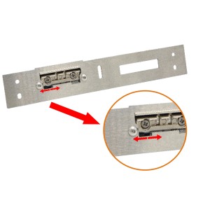 Splendoor Tagesfalle für Thermospace Prime Haustür, DIN links, aus Stahl, Detailansicht.