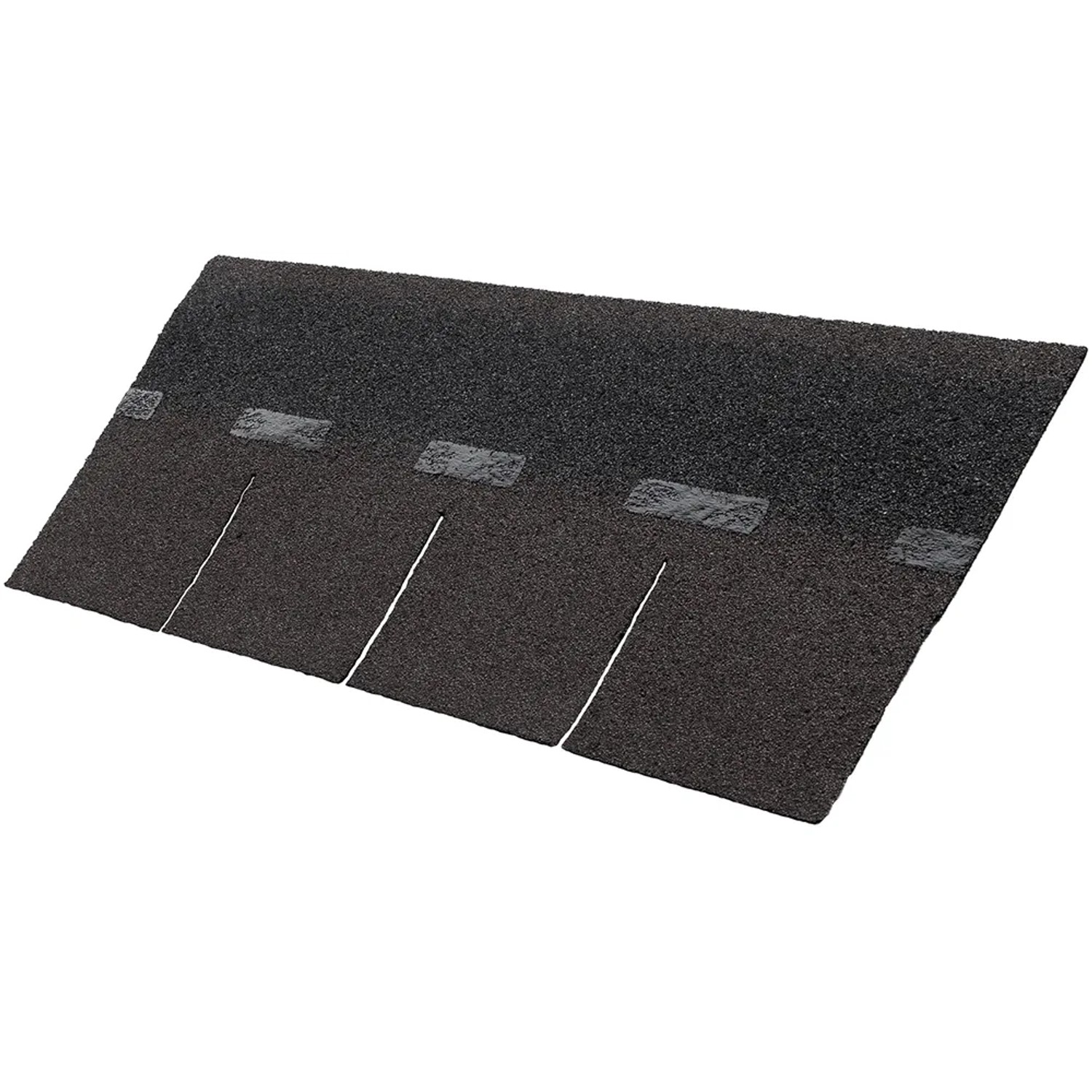 Nahaufnahme einer schwarzen Dachschindel für Carport Wallgau.