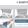 Schütte WC-Sitz Sea Life Duroplast mit Absenkautomatik und Schnellverschluss Details.