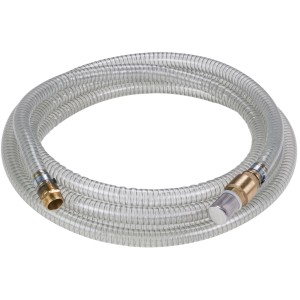 Einhell Saugschlauch 7 m mit Messing-Anschluss für Pumpen & Hauswasserwerke.