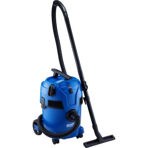 Blauer Nilfisk Nass-Trockensauger Multi II 22 mit Zubehör. Ideal für Haus, Werkstatt und Auto.