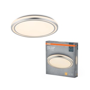 Osram LED Deckenleuchte Orbis Helman 390mm 24W 830 Weiß-Silber 6,5 cm x 39 cm