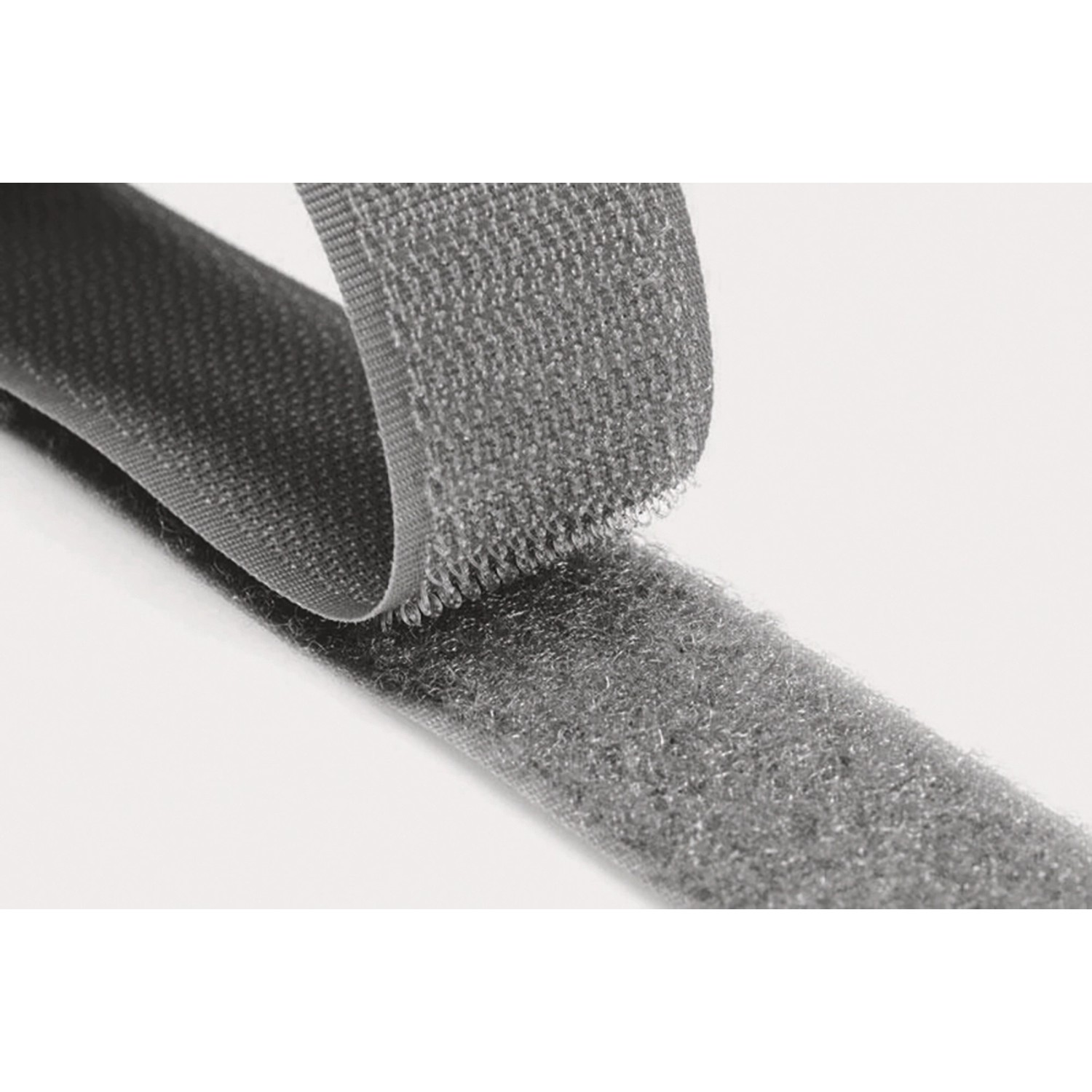 Fix-o-moll Power-Klettpads, selbstklebend, 50mm x 20mm, schwarz.