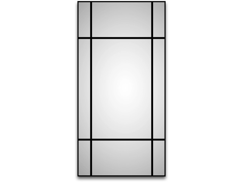 DSK Design Wandspiegel Black Loftstyle 60 cm x 120 cm Schwarz Matt kaufen  bei OBI