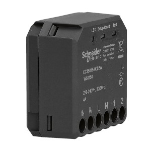 Schneider Electric Wiser Jalousieaktor, Unterputz, dunkelgrau. Steuerung für Jalousien im Smart Home.