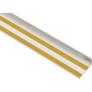 Weißes, selbstklebendes Winkelprofil 40x20mm, 217,5cm lang, für Fenster und Ecken.
