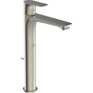 Ideal Standard Waschtischarmatur Connect Air, Silver Storm, mit verlängertem Sockel.