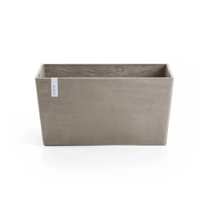 Ecopots Pflanztopf Paris Braungrau 99 cm x 46 cm x 50 cm