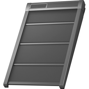 Velux Integra Markise Verdunkelung SSS MK060000S, dunkelgrau, 78x118 cm. Fenster-Zubehör für optimalen Hitzeschutz.