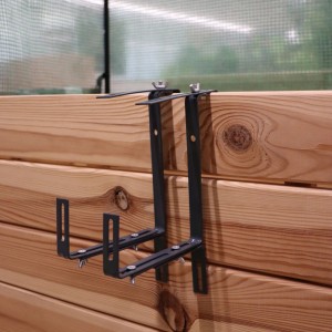 Siena Garden Blumenkastenhalter Gigant Anthrazit Ø47x26,5 cm