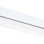 Graue LED-Unterbauleuchte, 9W, 60cm, neutralweißes Licht für Hobbyraum, Büro oder Keller.