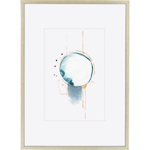 OBI Holz-Bilderrahmen, silberfarben, 50x70 cm. Dekorativer Rahmen für Fotos und Bilder.