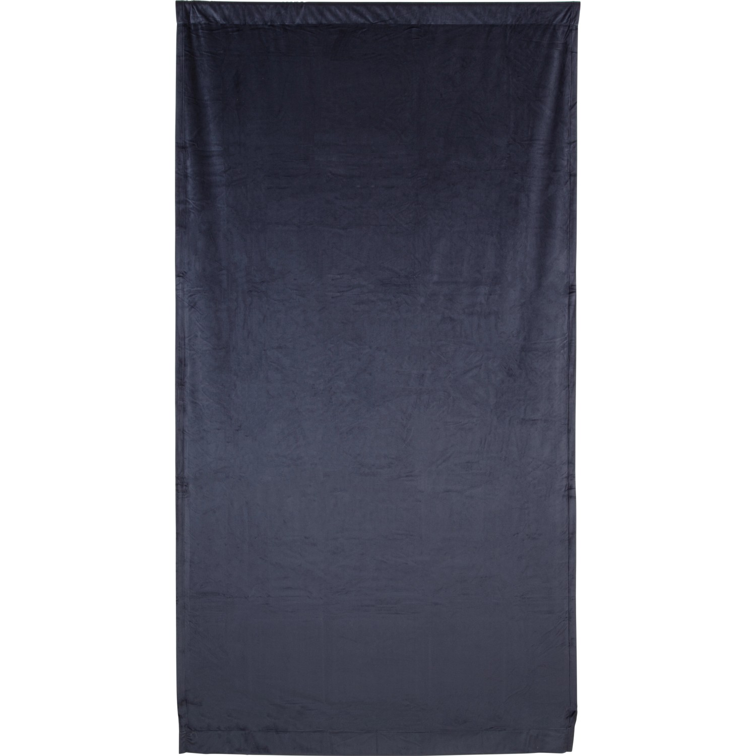 Dunkelblauer OBI Vorhang Saphire mit Tunnelzug, 2er-Set, 135x250 cm. Blickdicht und pflegeleicht.