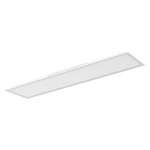 Weißes Osram LED-Panel Essential, 119,5x29,5cm, mit Fernbedienung. Moderne Deckenleuchte.