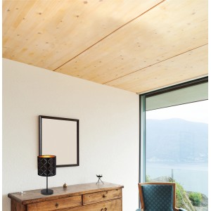 Schwarze Globo Tischlampe Sunna mit Dekorstanzungen, 35cm hoch. Design-Tischleuchte für gemütliches Licht.