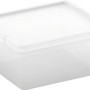 Transparente KIS Aufbewahrungsbox C XXS mit Deckel, ideal zur Lagerung und Organisation.