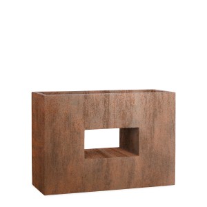 Pflanzwerk Hochbeet Pflanzkübel Vista Premium Frostbeständig 75 cm Rost