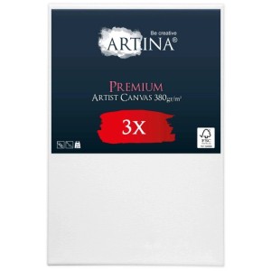 Artina Keilrahmen Premium, 40x60cm, 3er-Set, ideal für Künstlerbedarf.