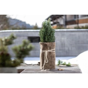 Windhager Schafwoll-Filzmatte 50 cm x 200 cm Grau