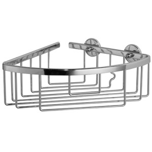 Verchromter Nie Wieder Bohren Eck-Duschkorb Aluxx aus der Kategorie Ausstattungsserien & Drahtkörbe.