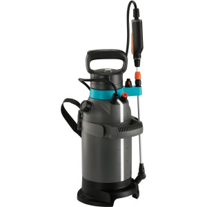 Gardena EasyPump 5 l Drucksprüher: Akku-betriebenes Gartensprühgerät für Pflanzenschutz und -stärkung.
